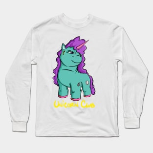 Type 1 Diabetic Unicorn Club Green Long Sleeve T-Shirt